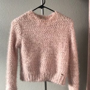 FOREVER 21 // FUZZY PINK SWEATER